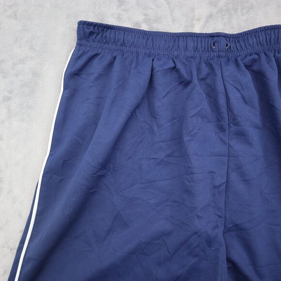 Adidas Shorts Mens L Blue Elastic Waist Basketball Sports Active Pull On Bottoms - Picture 6 of 12